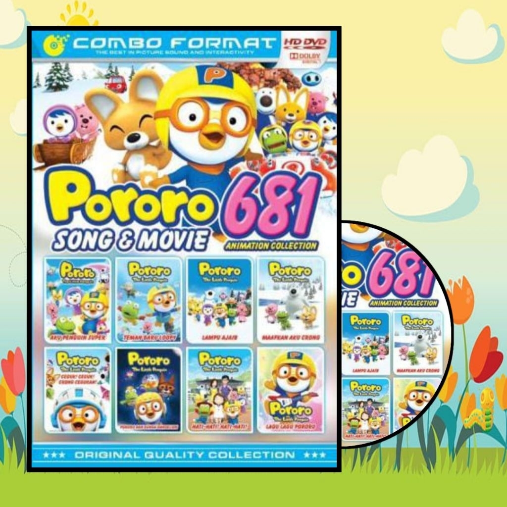 Kaset DVD Filem Pororo Song & Moviee - DVD Filem Anak-anak - DVD Musik & Filem