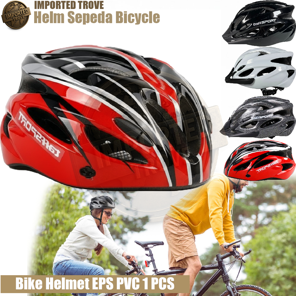 Helm Sepeda TaffSPORT, Helm Sepeda Balap, Road Bike Helmet, Helm MTB, Perlengkapan Bersepeda, Helm S