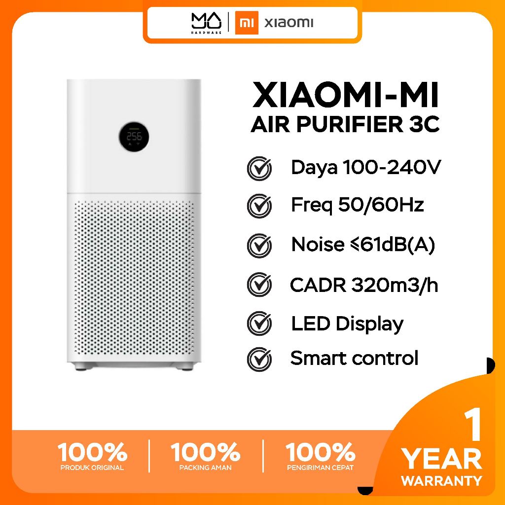 Xiaomi Mi Air Purifier 3C OLED Touch Display Multifunction