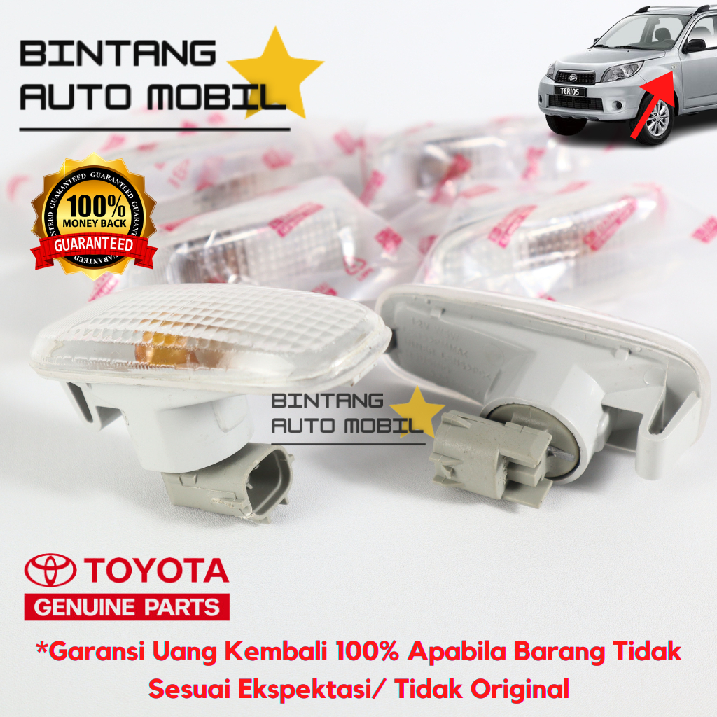 lampu sen spakboard fender terios rush/ Lampu Sein Fender rush/ Lampu Sein body Samping terios origi