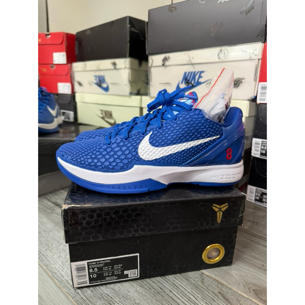 NIKE KOBE 6 DODGERS SIZE 42 / 8.5 BNIB