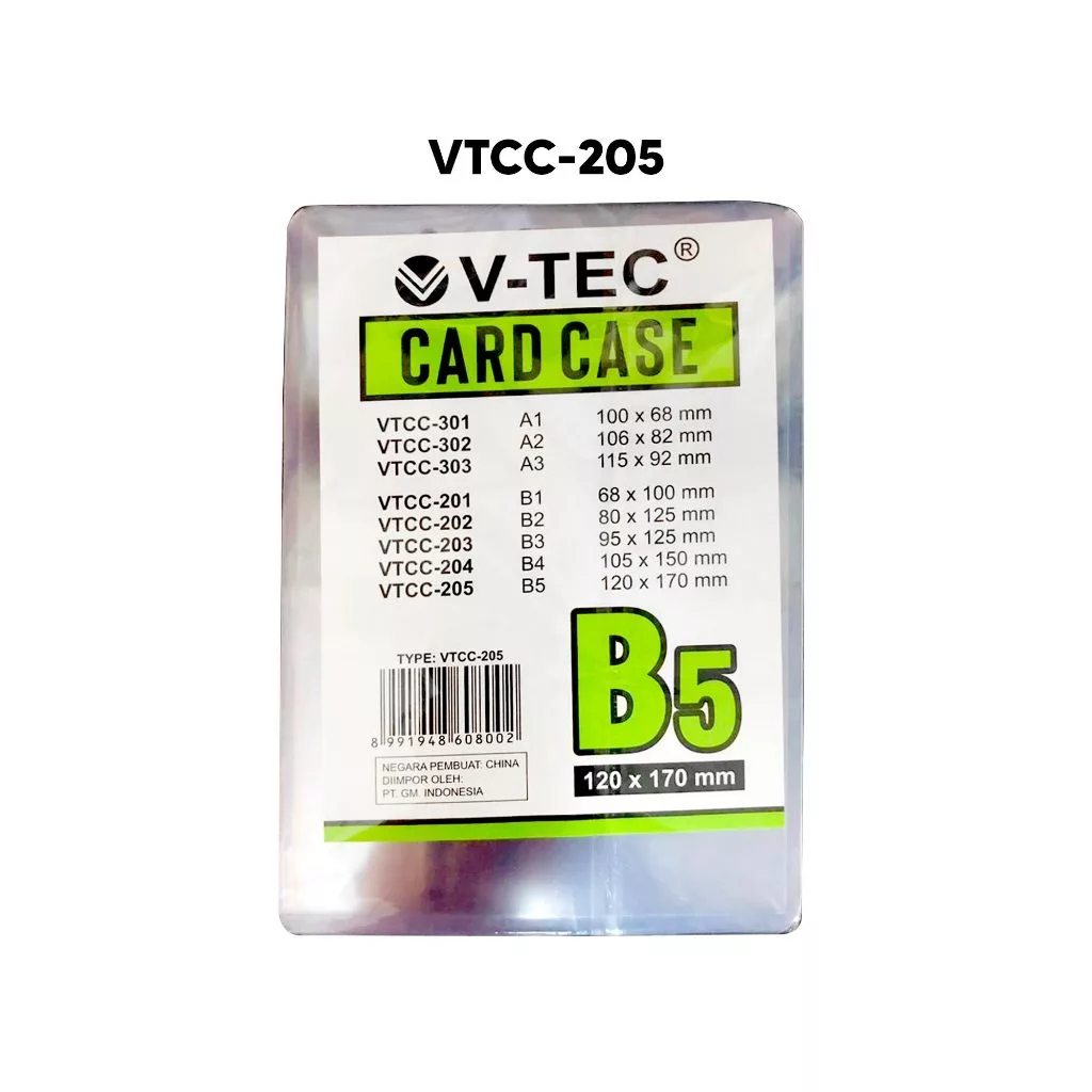 Plastik ID Card Mika B5 (Name Tag / Glue Card / Card Holder) PAK