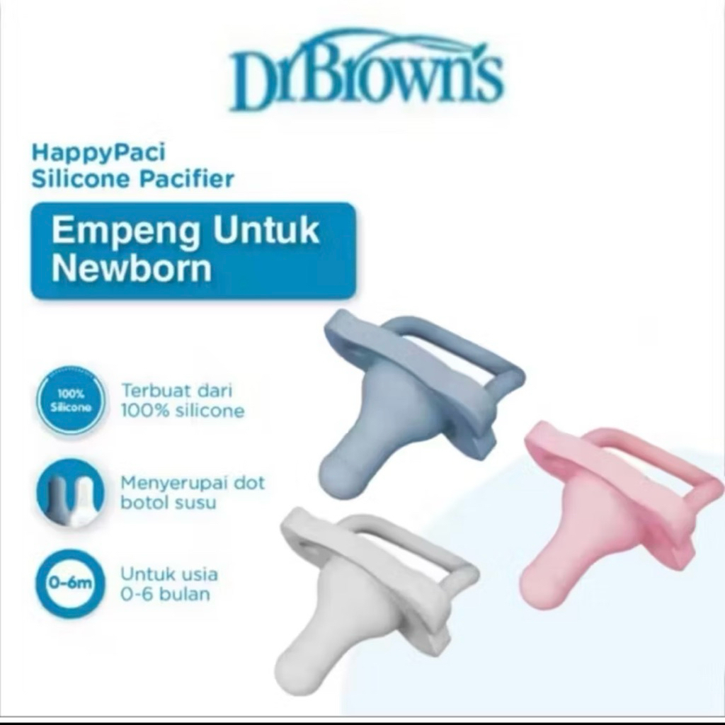 Dr Brown's Happy Paci Pacifier - Dr Browns Empeng Bayi