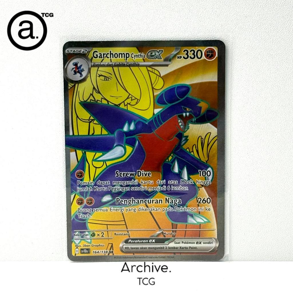 Garchomp Cynthia SR (164/138) Pokemon Indonesia ~ Kehadiran Juara SV10S