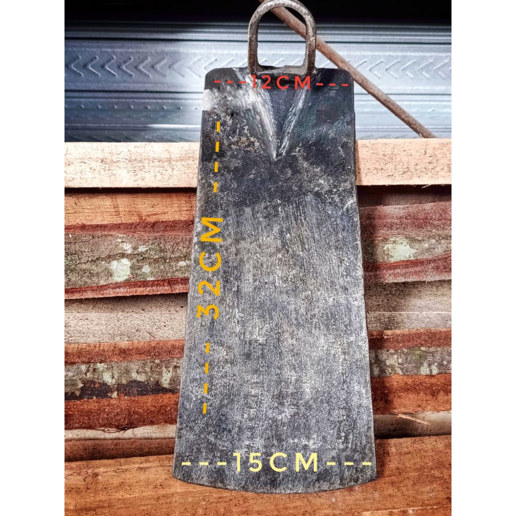 Cangkul Mini Baja Anti Lengket dan Karat, Tajam & Ringan