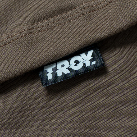 Troy Company Tshirt Maple Brown Not Living - Kaos Lengan Pendek Kaos Coklat Maple MTD 3151