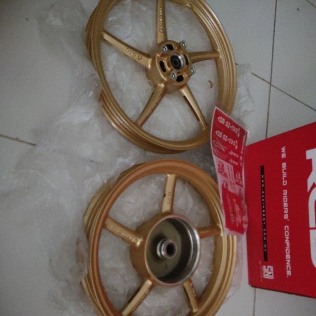 VELG Vleg PELANG SPORT RIM RCB SP 522 sp522 BEAT SCOOPY VARIO 110 140/160-14 GOLD 140 160 RING 14