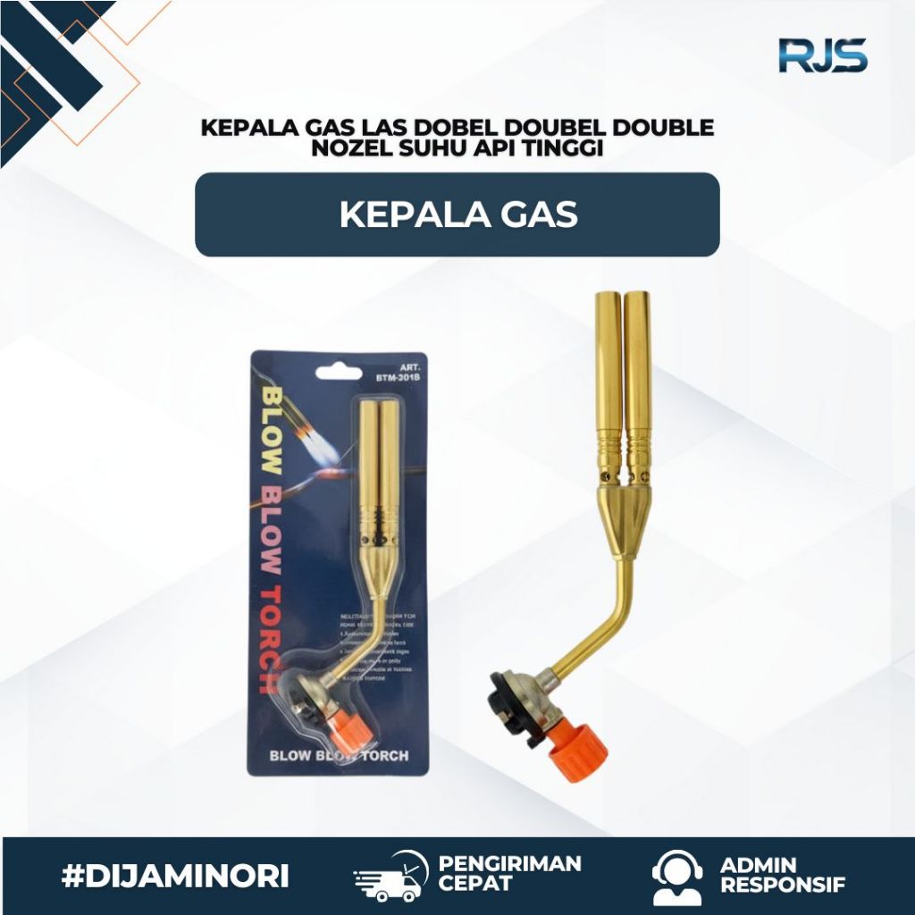 Gas Torch Kepala kuningan Flame Gun Blow Torch Blander Las Mini