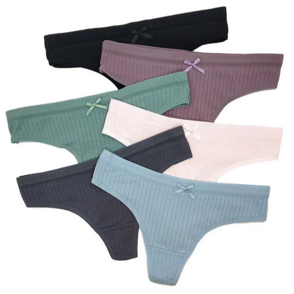 CELANA DALAM WANITA #87389 - CD SEXY THONG PREMIUM 95% KATUN WARNA KALEM