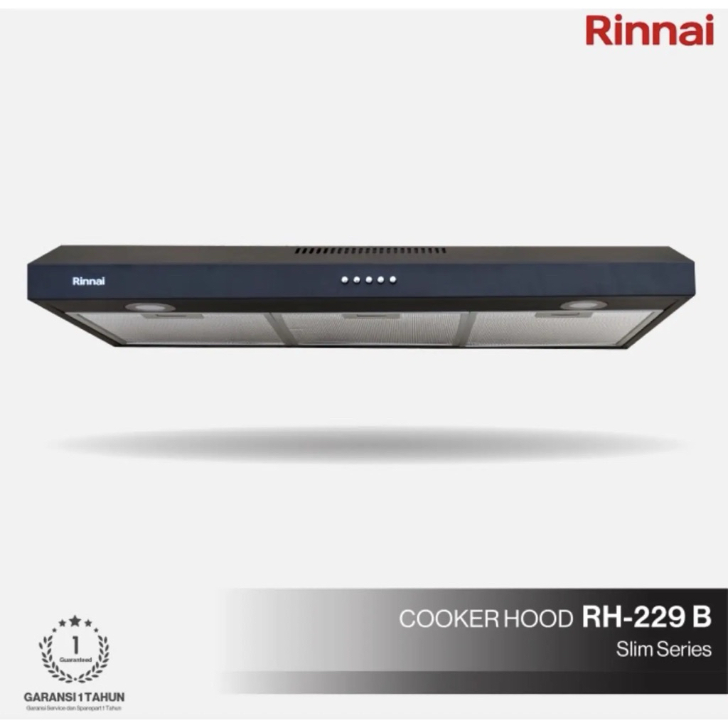 COOKER HOOD RINNAI 229B - COOKER HOOD PENGHISAP ASAP 90CM - TUDUNG HISAP RINNAI 229B - COOKER HOOD M