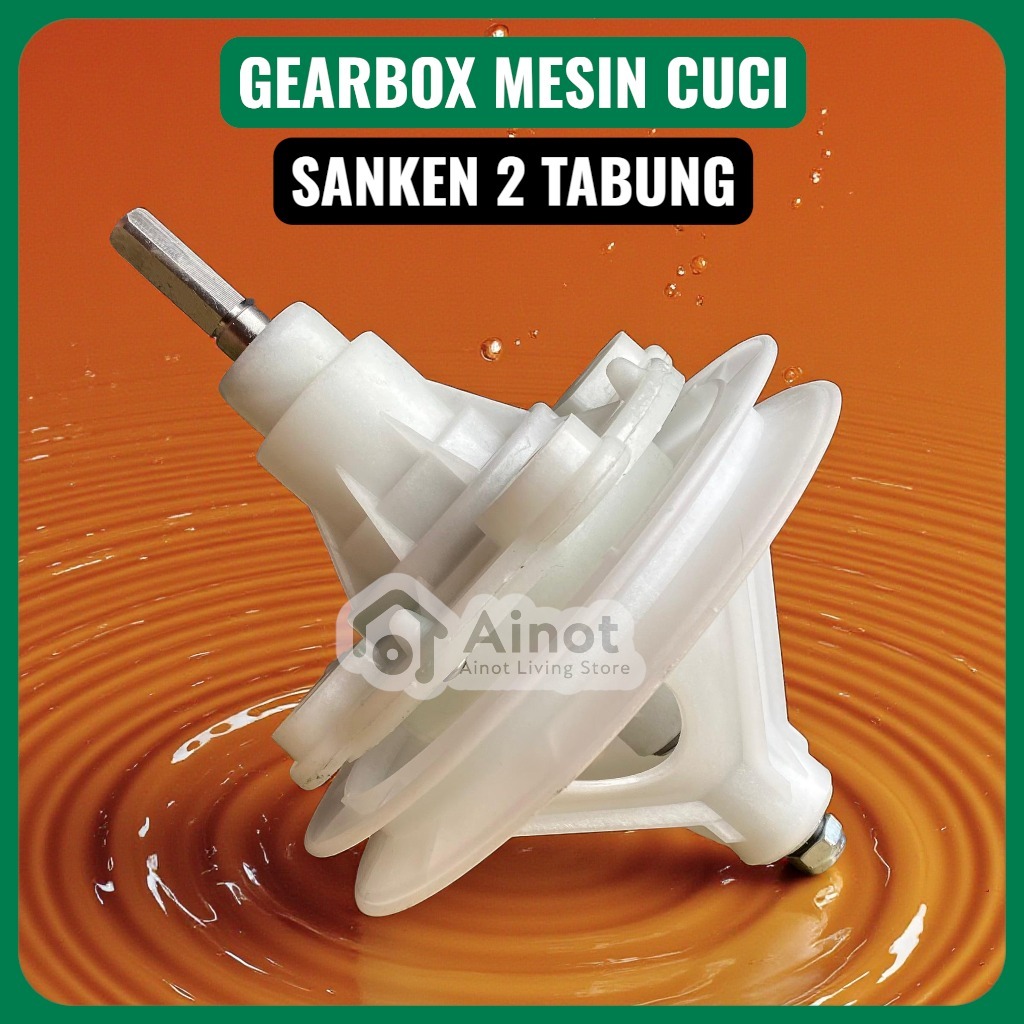[ALS] Gearbox Mesin cuci Sanken 2 tabung - Gearbox sanken 2 tabung - Girbox mesin cuci sanken Gerbox