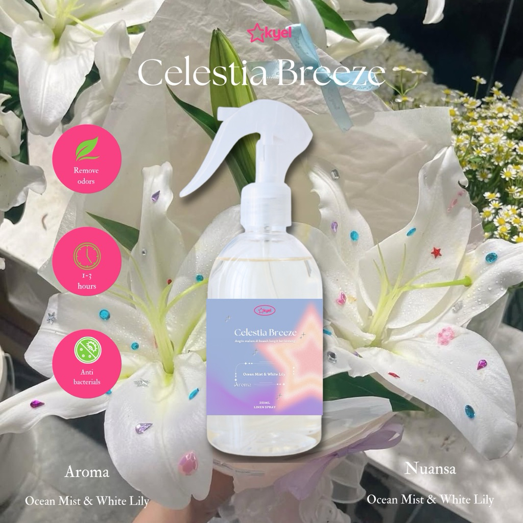 Room & Linen Spray Kyel Scent | Celestia Breeze