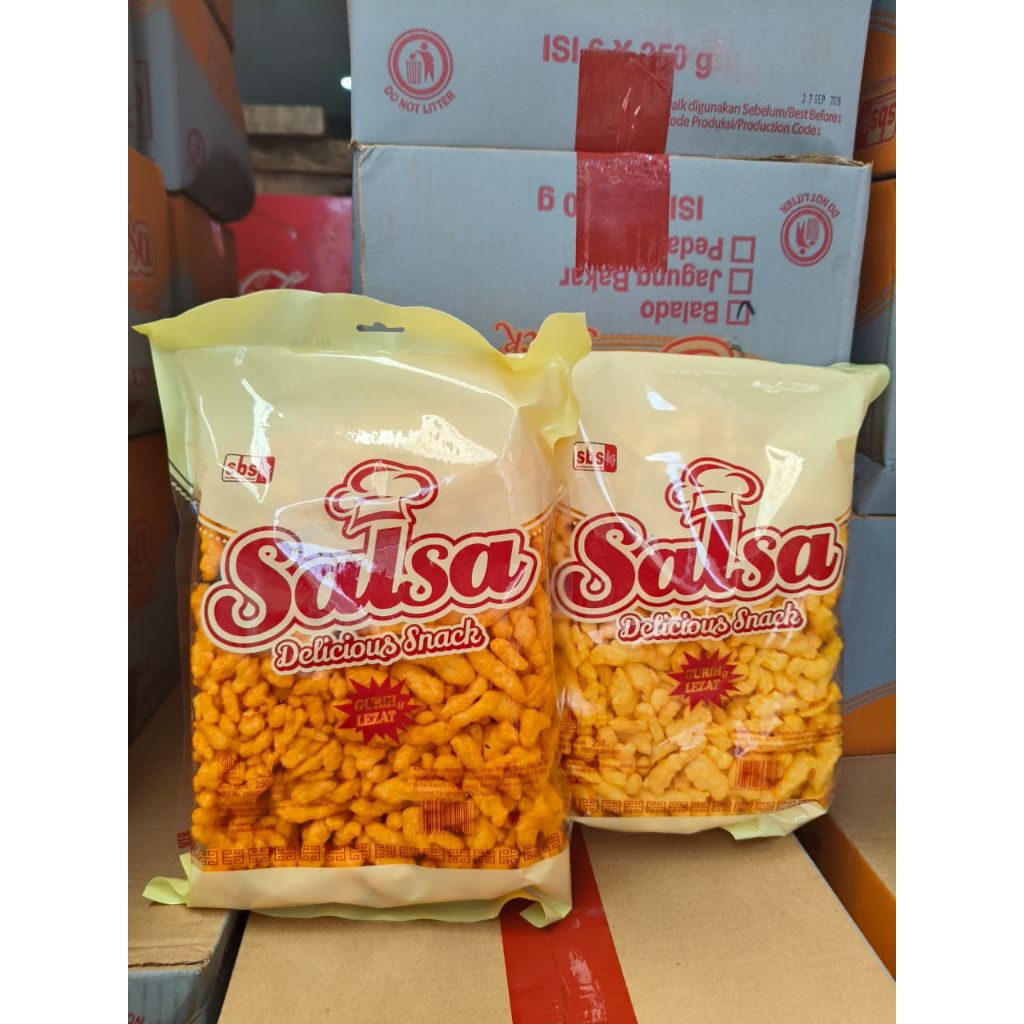 Salsa Twist Corn snack ringan rasa Balado
