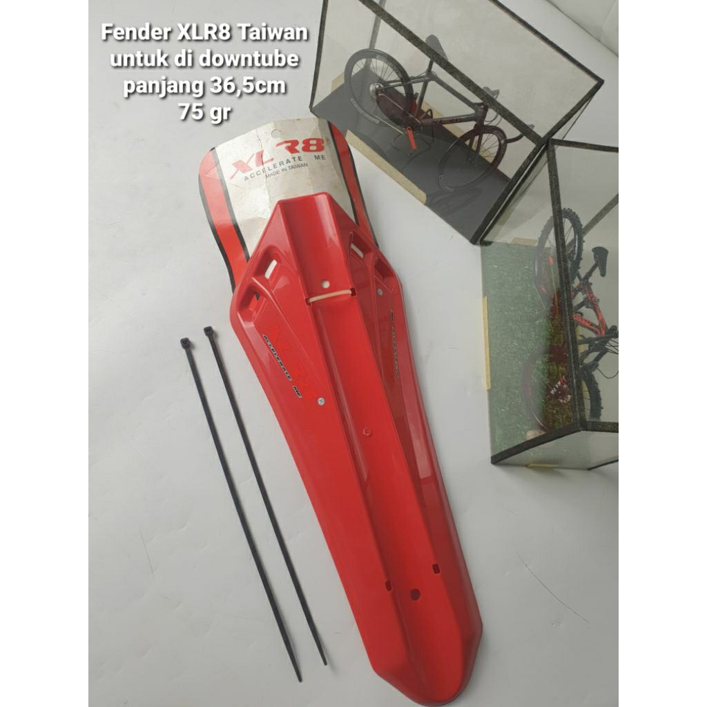 Spakbor Fender Sepeda Belakang XLR8 Taiwan Untuk di Downtube Universal MTB/Road Bike – Mudguard Anti