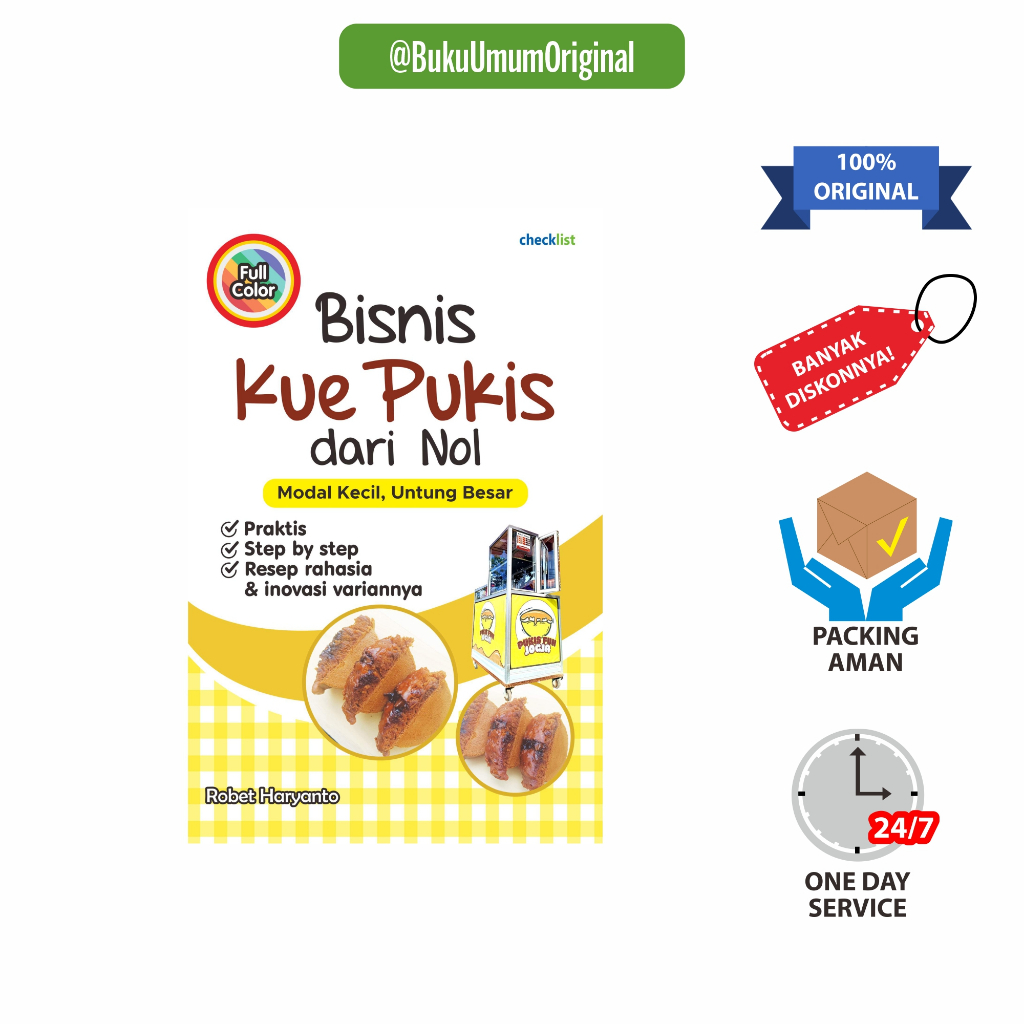 Buku Resep Makanan Bisnis Kue Pukis dari Nol