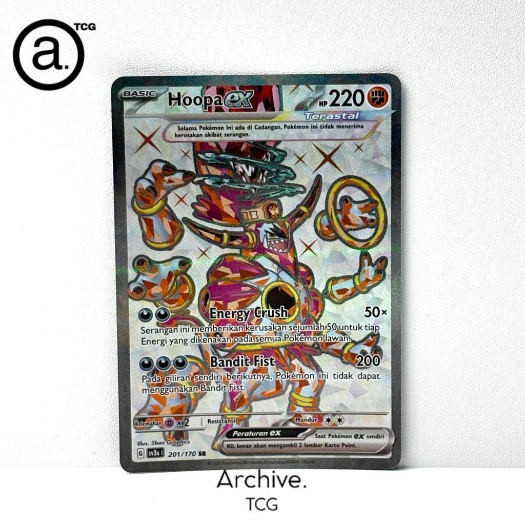 Hoopa ex SR (201/170) Pokemon Indonesia ~ Kilau Hitam SV3S