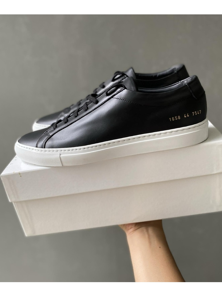 COMMON PROJECTS ACHILLES LOW - BLACK WHITE