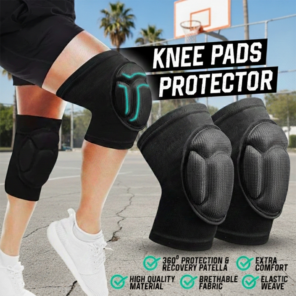 Knee Pad Protector - Pelindung Lutut Basket Voli Bola Badminton - Deker Lutut