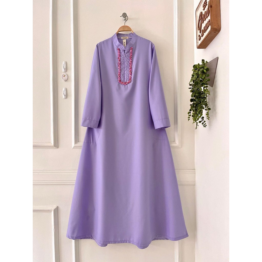 Original Kamari - Gamis Batu Payet Toyobo Fodu / Gamis Busui Friendly Terlaris / Gamis Wanita Modern