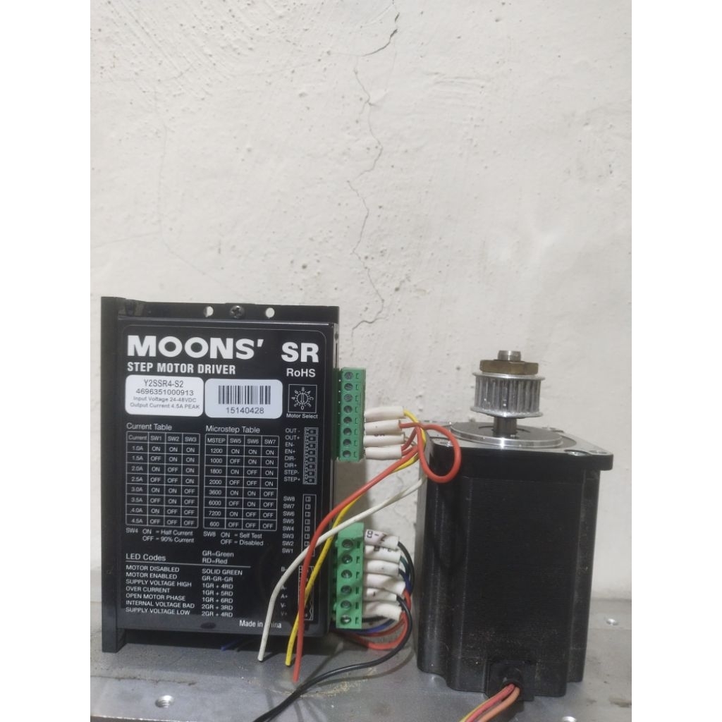 NEMA 23 MOONS' 4A SHAFT 8MM 2.2NM