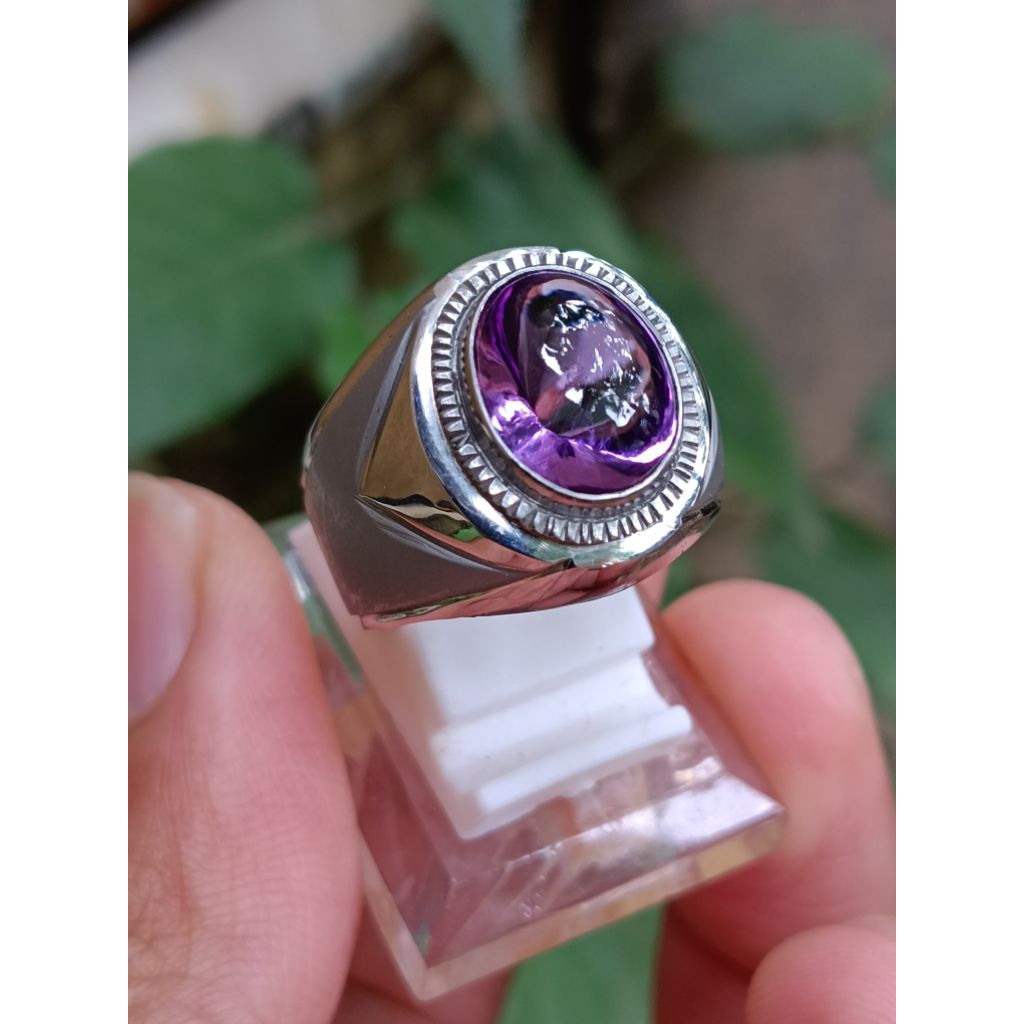 Batu Cincin Amethyst Bungur Tanjung Bintang Lampung