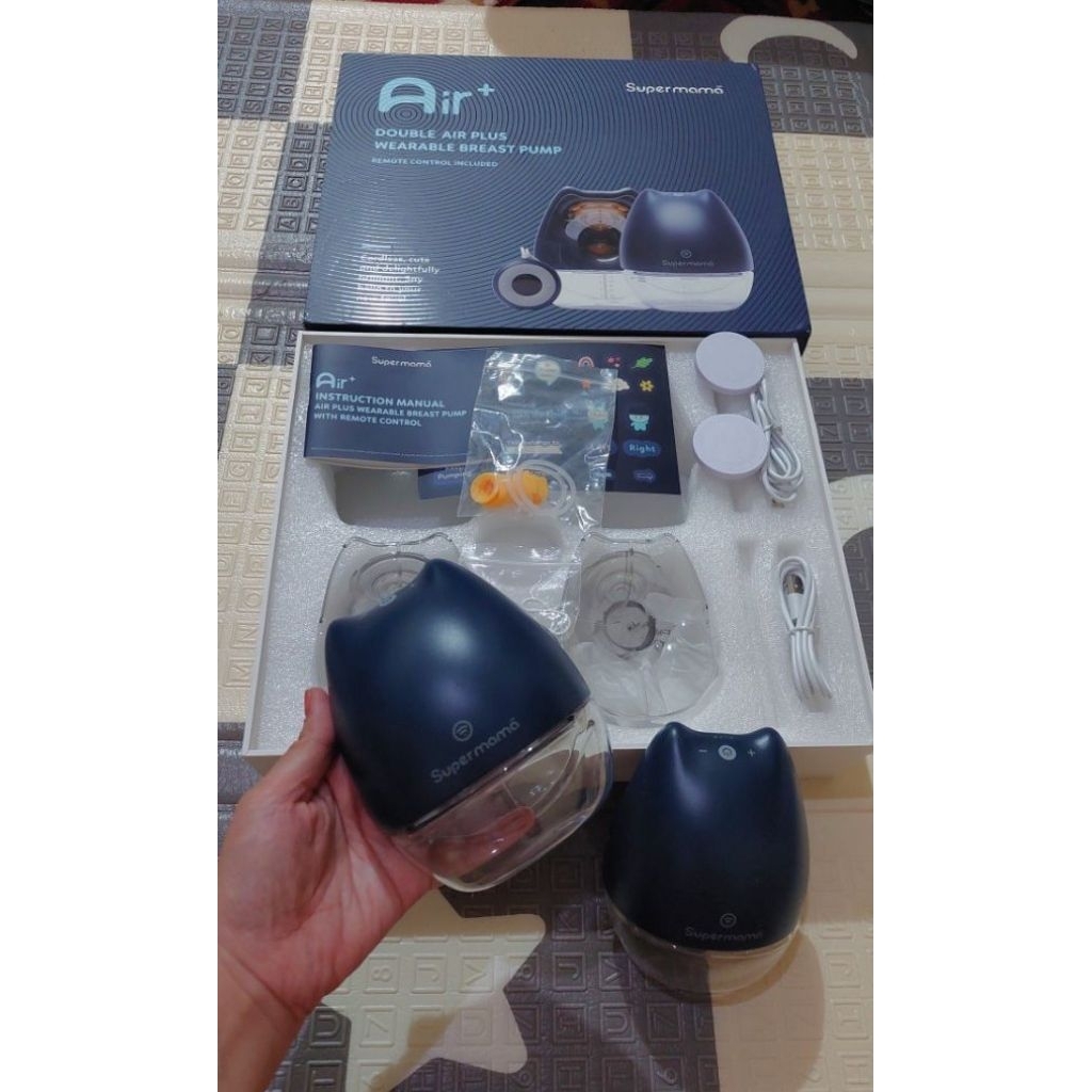 Pompa Asi Breast Pump Super Air + Double Portable Supermama Lab