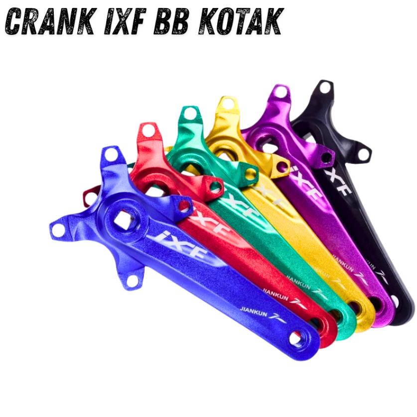 Crank IXF BB Kotak Single Crank Arm 170mm BCD 104 Sepeda BMX MTB Original