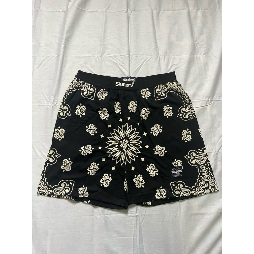 Skaters Boxer Sablon Hitam YI022