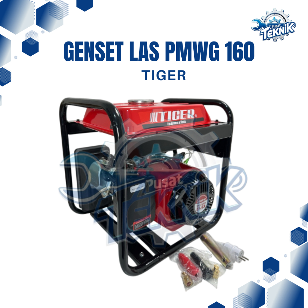 Mesin Las TIGER PMWG160 Generator Las Magnet Permanen Listrik Maks 1000 watt