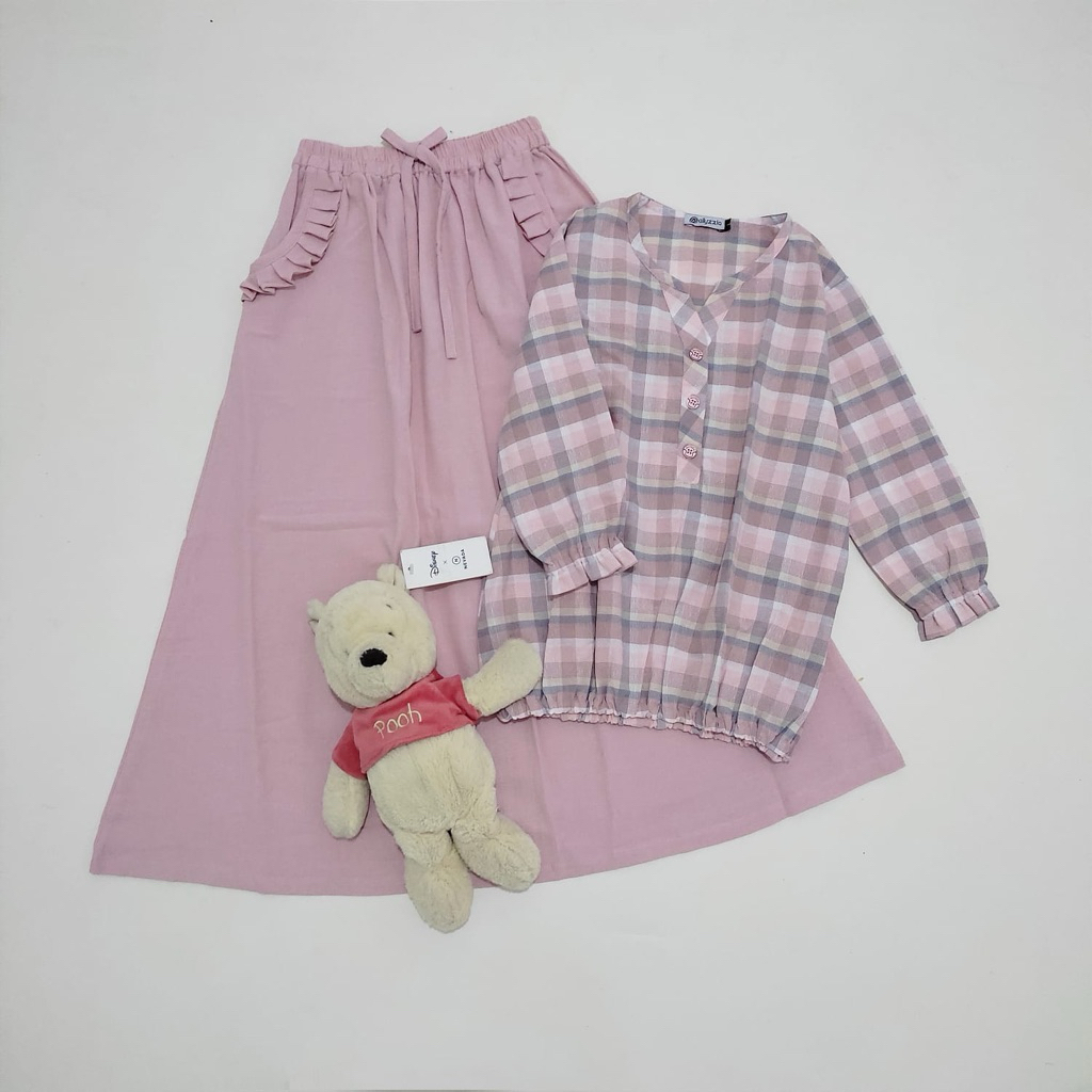 Oneset Rok Allyzzia for Kidz 3-12 Tahun