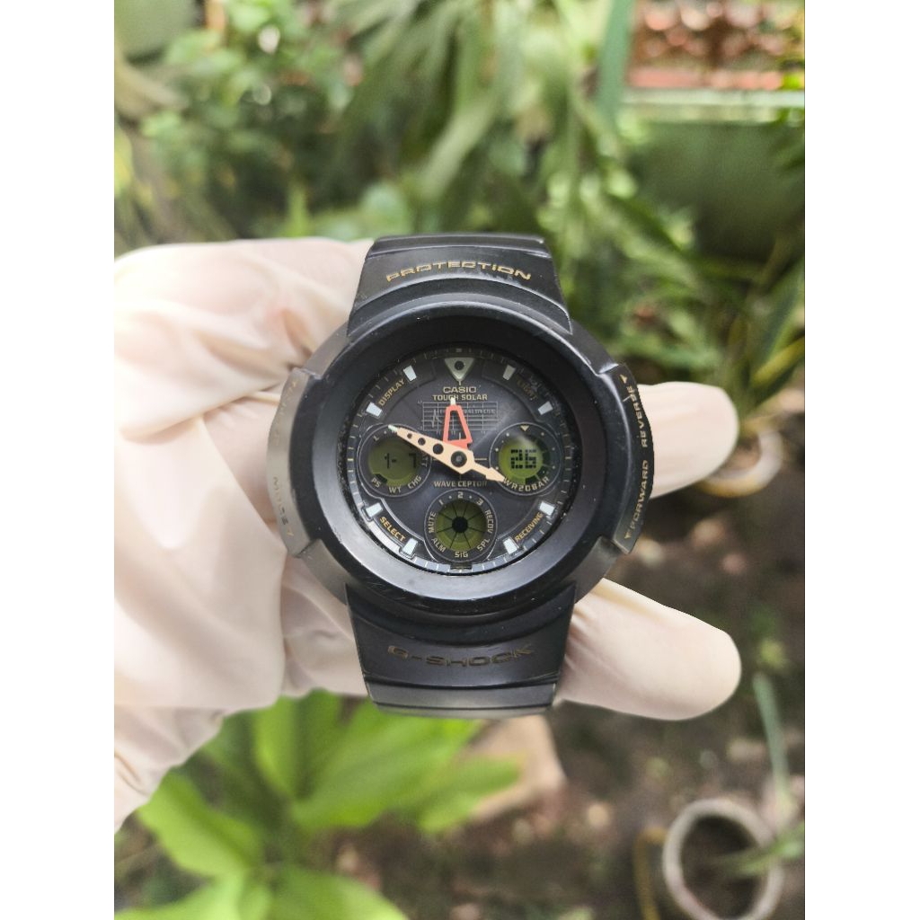 (Harga Net) Jam Tangan Casio G-Shock AWG-500J The G All Original Analog Digital JDM (Japan Domestic 