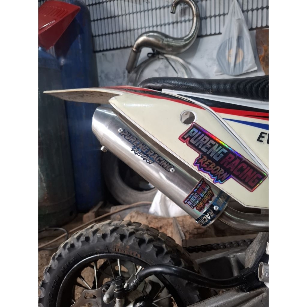 knalpot mini tril 50cc,gas gas,dll