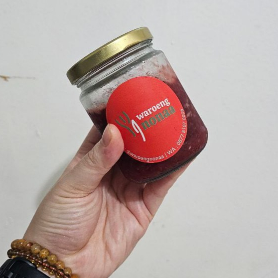 Selai Strawberry Bebas Gula Rafinasi Bebas Pengawet