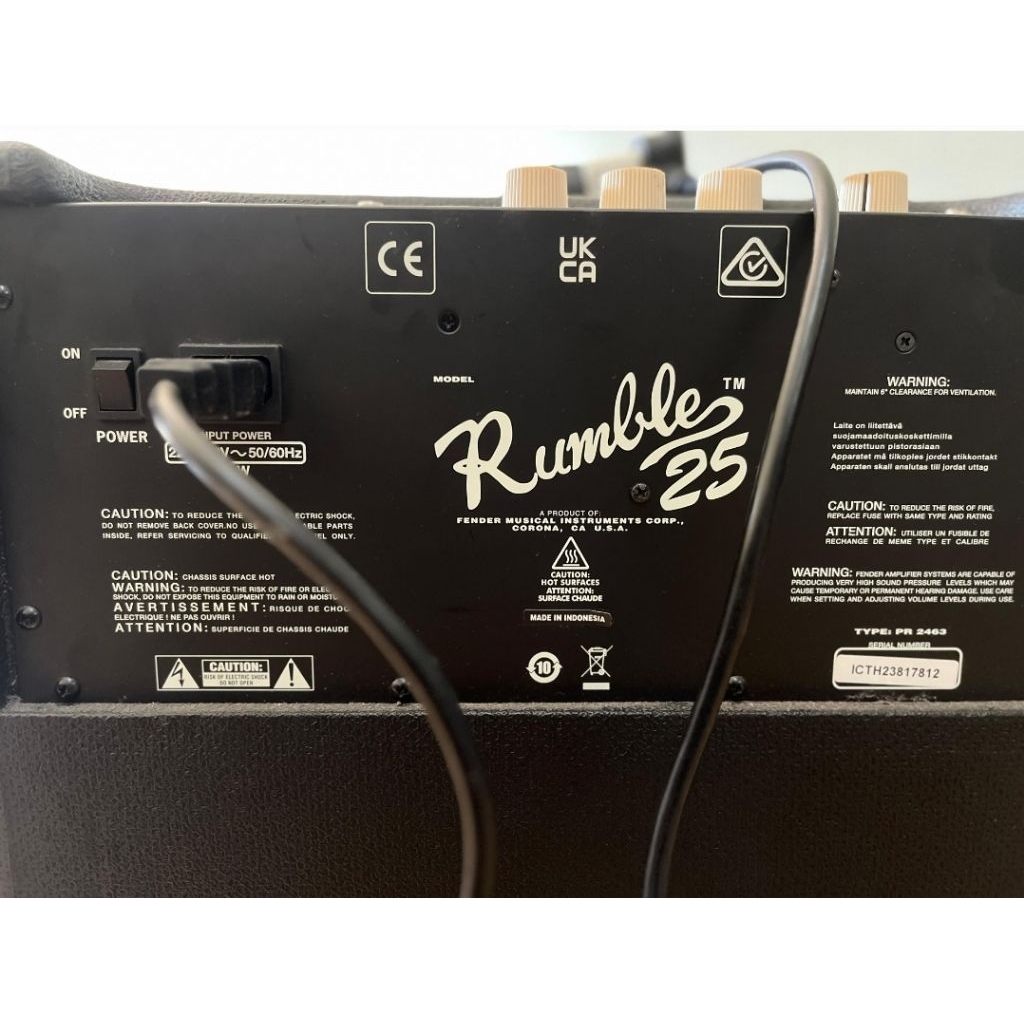 Ampli Bass Fender Rumble 25