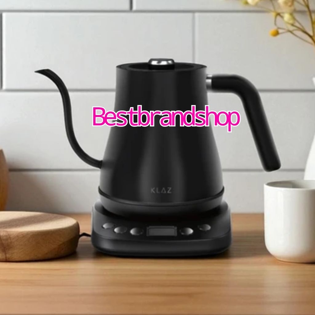 KLAZ TEKO LISTRIK DIGITAL GOOSENECK 1 LTR GOOSENECK KETTLE DIGITAL 1 LTR BLACK