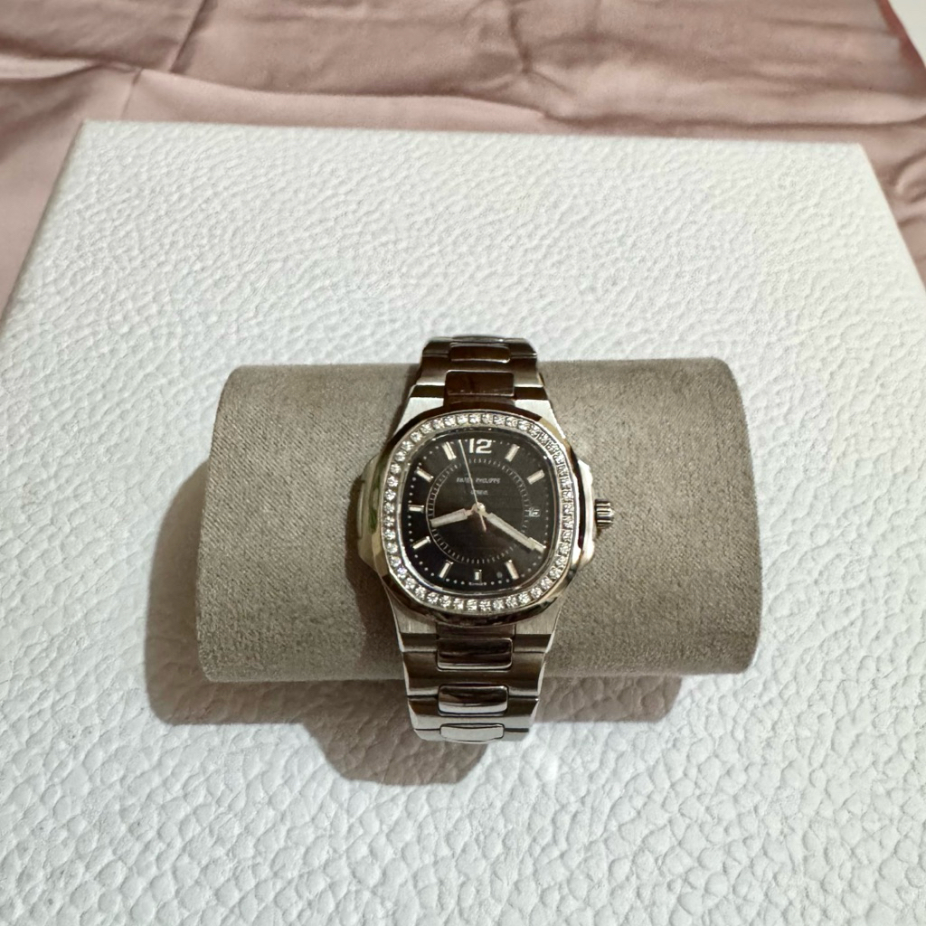JAM TANGAN PATEK PHILIPPE SILVER BLACK