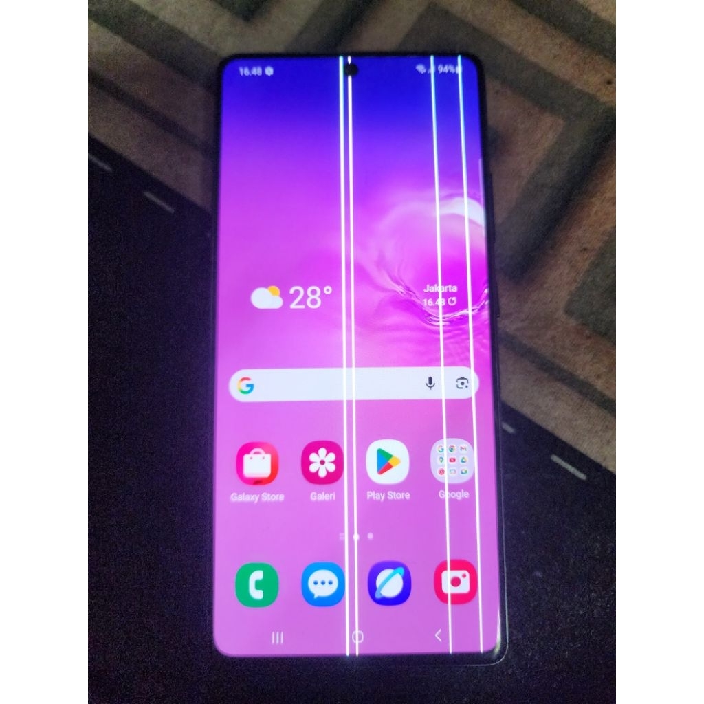 samsung S10 lite dual sim 8/128 ex resmi SEIN versi snapdragon