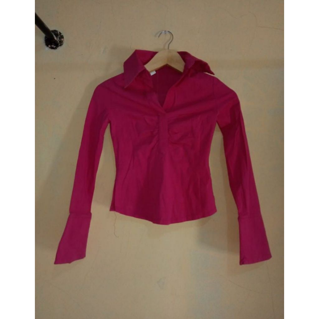 kemeja slimfit size xs