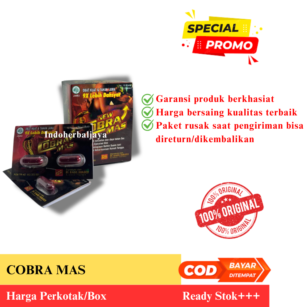 Cobra Mas Kapsul Original @Blister