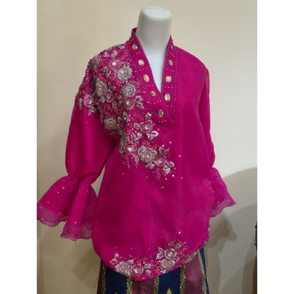 (Lawara_baju bodo) Ready baju bodo modern full Payet (HANYA atasan)