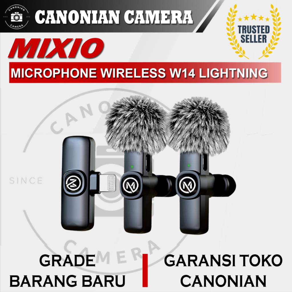 Microphone Mic Wireless Mixio W14 Lightning