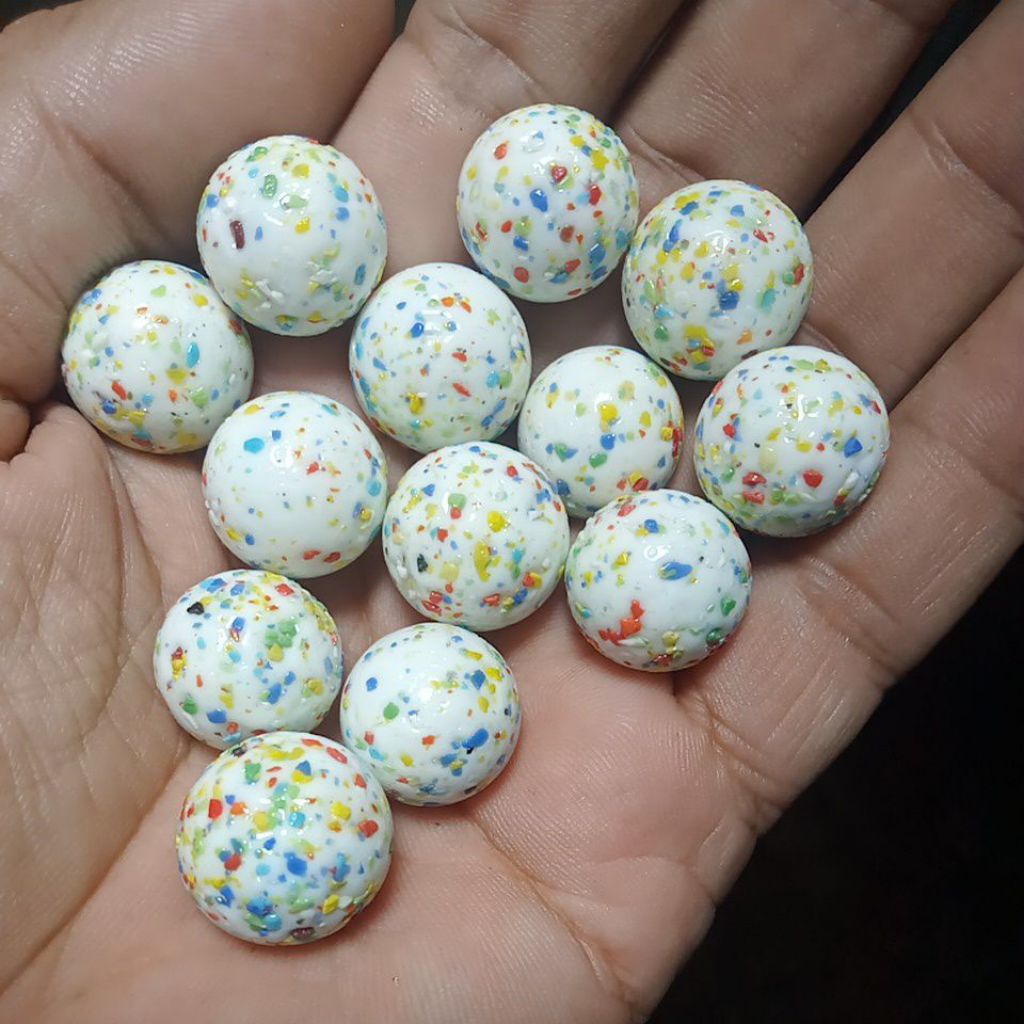 Kelereng Motif Telur Dinosaurus SUPER LANGKA isi 30 butir