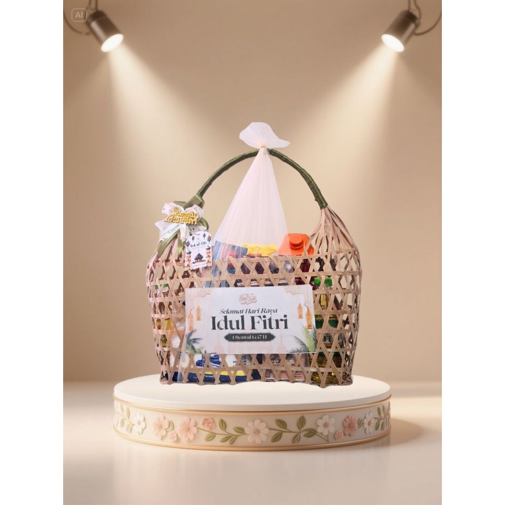 Parcel Lebaran | Parcel hari raya idul fitri Tas keranjang