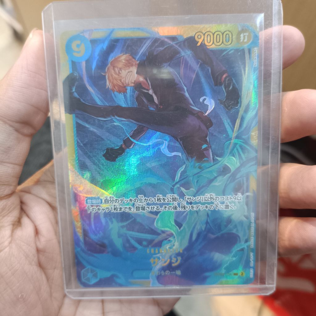 One Piece TCG OP06 Japan OP06-119 SEC Sanji Kartu Single Card Games