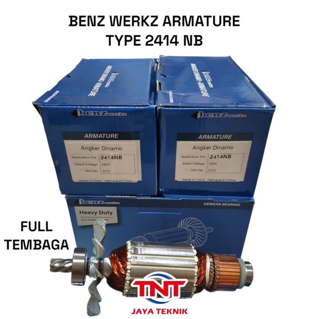 ARMATURE / ANGKER 2414 NB FOR CUT OFF MAKITA 2414NB BENZ WERKZ / ARMATURE 2414NB / ANGKER 2414 NB