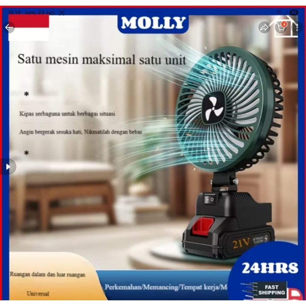 kipas angin kencang kabel usb