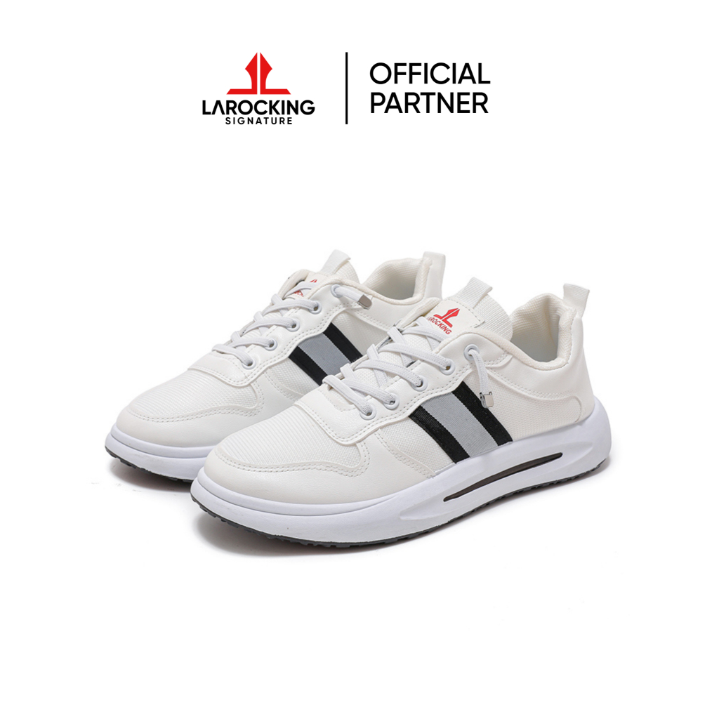 Larocking Signature - Ruby Putih | Sepatu Sneakers Olahraga Putih