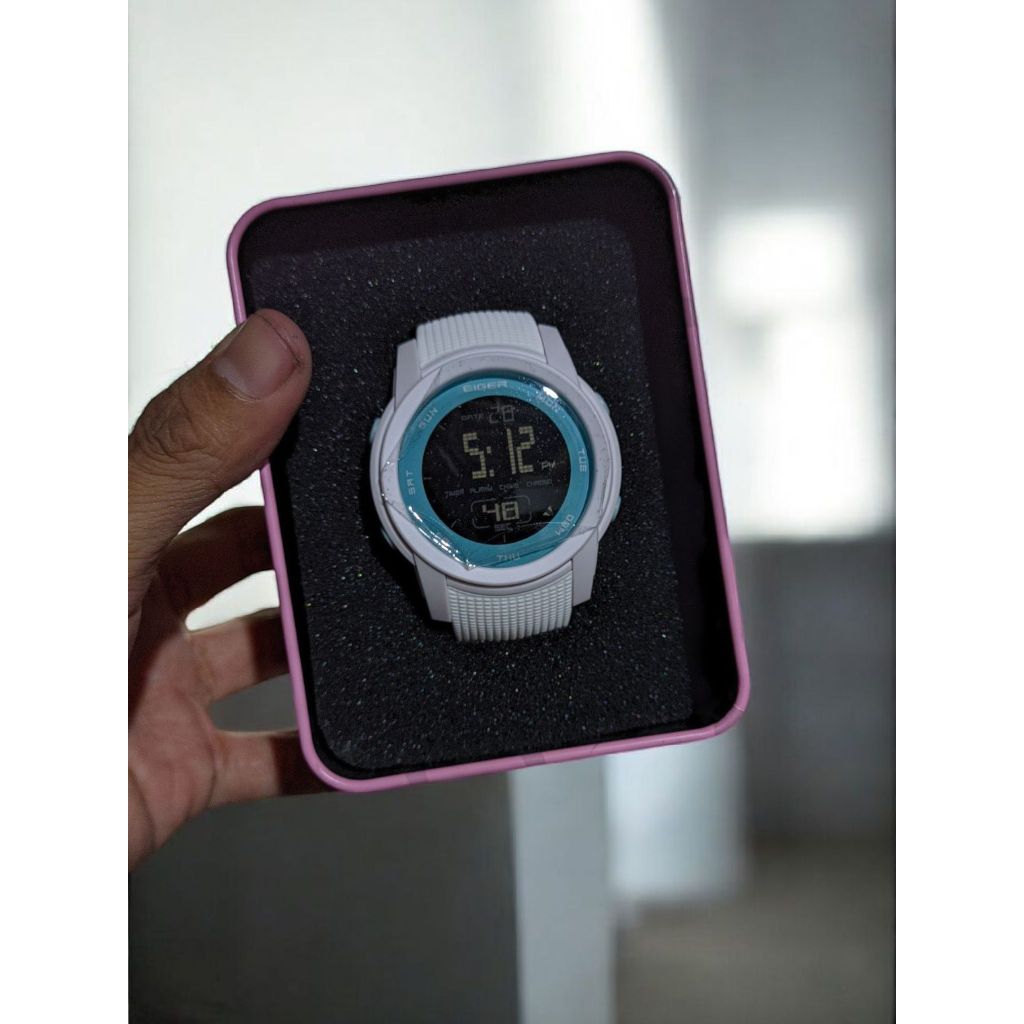 EIGER Sneffels Watch White - Eiger Jam Tangan Digital Kasual Wanita