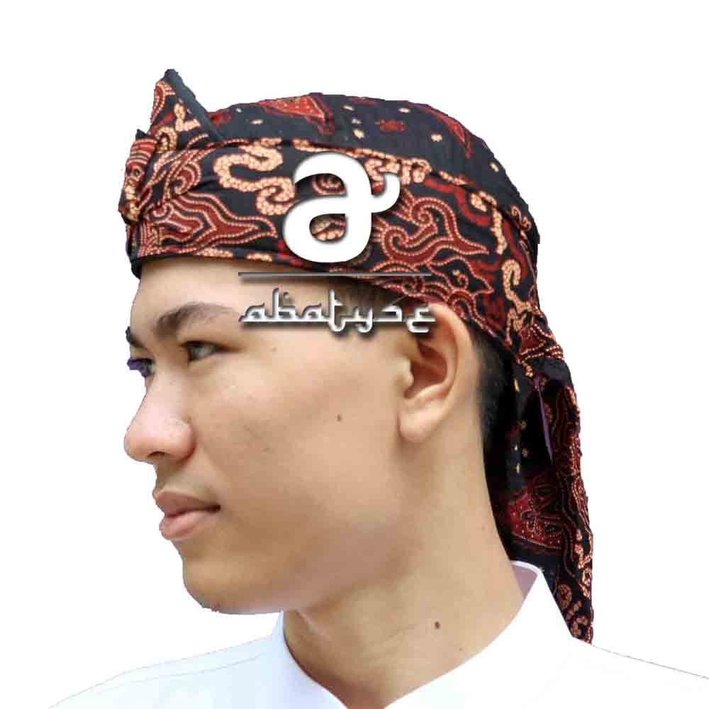 Blangkon Model Sunda - Tetopongan Batik Cirebon