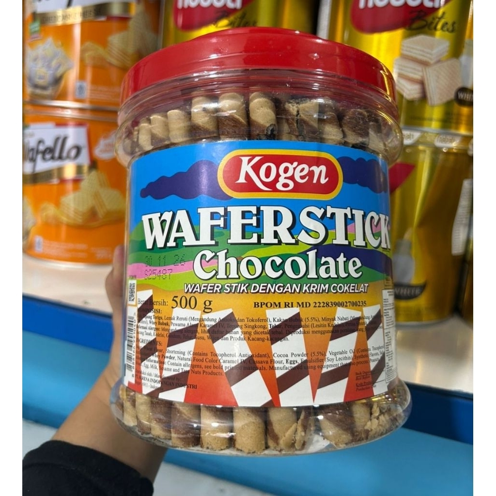 kogen wafer stick chocolate / wafer stick cokelat kogen / kogen wafer stick cokelat